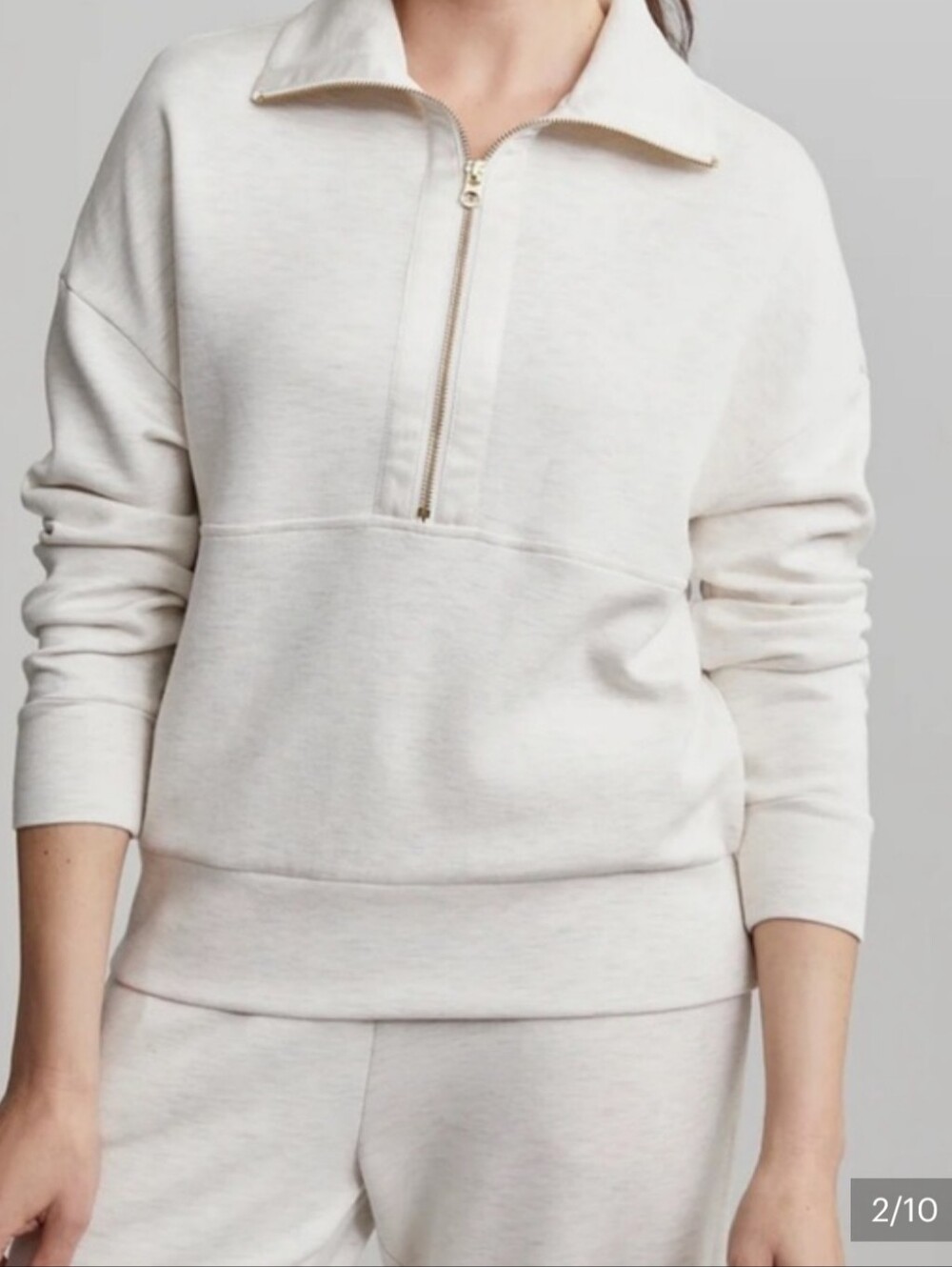 Varley Keller Half-zip Pullover Sz M